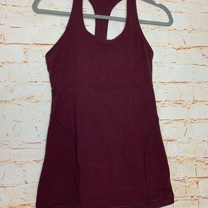 Lululemon, power up II tank, fitted, 8